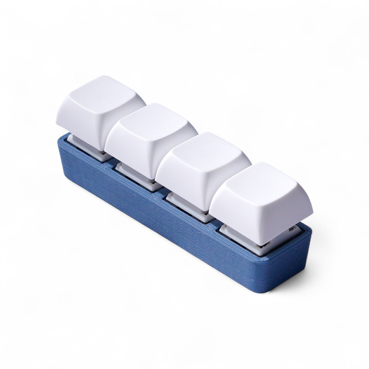 4 Key Silent Keyboard Fidget Keychain