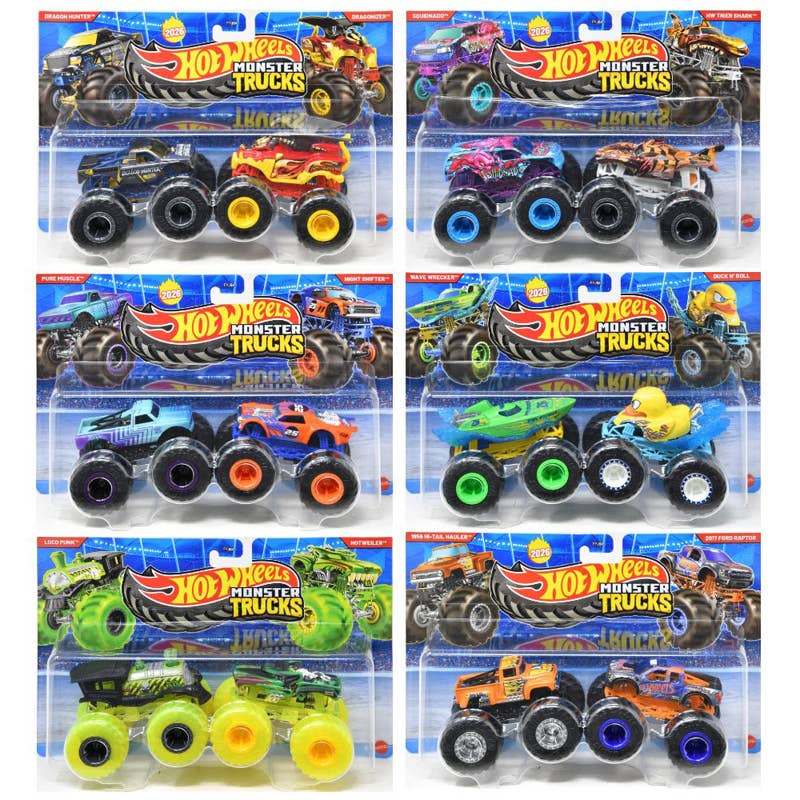Hot Wheels Monster Truck 1:64 Demo 2pk
