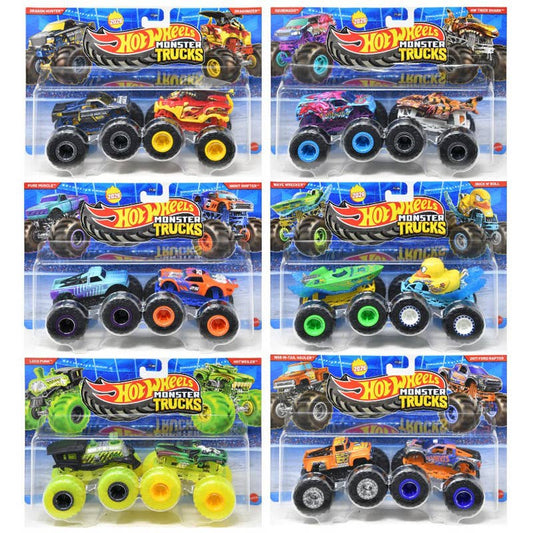 Hot Wheels Monster Truck 1:64 Demo 2pk