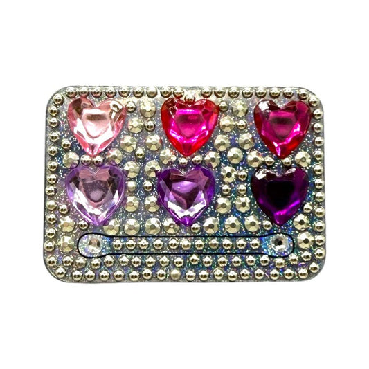 Eye Shadow Palette 2" Rhinestone Sticker
