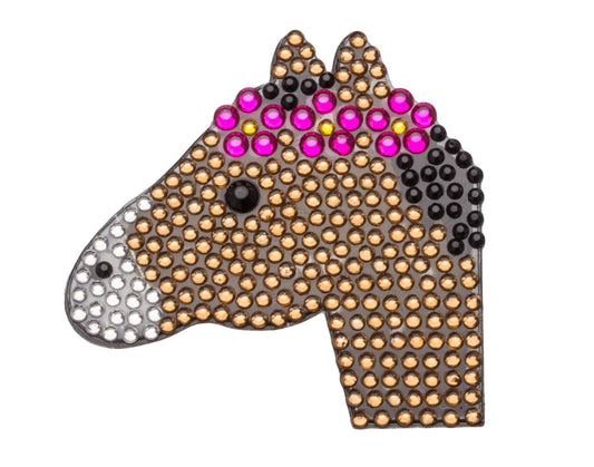 Pony 2" Rhinestone Sticker