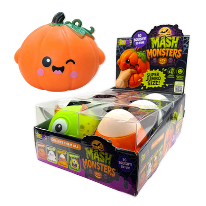 Fun Doh JUMBO Halloween Monsters Squishy Toy - 6/Display