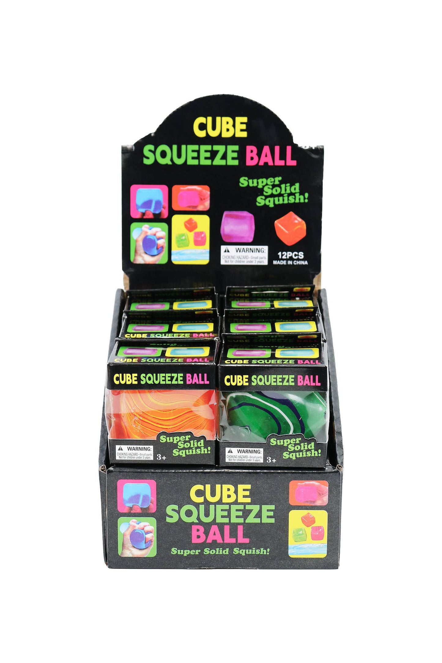 Marbled Cube Thick Maltose Putty Filled Squishy