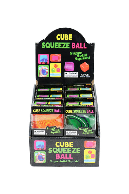 Marbled Cube Thick Maltose Putty Filled Squishy