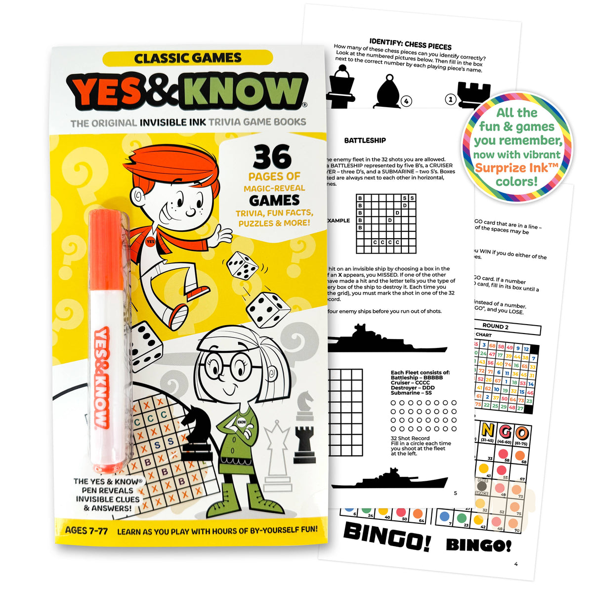 Yes & Know® Travel Activity & Trivia Books 24-Pc PDQ