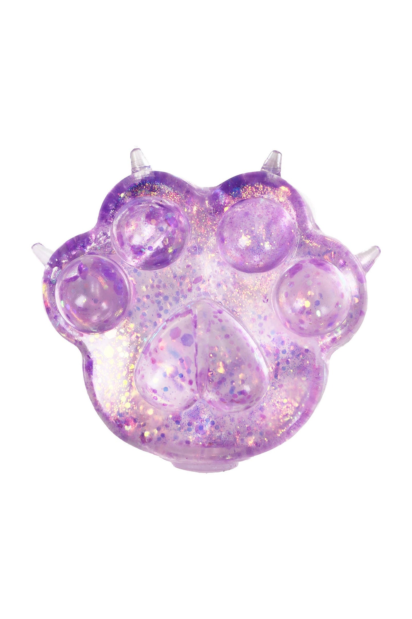 Animal Paw Glitter Thick Maltose Putty Slime Filled Squishy