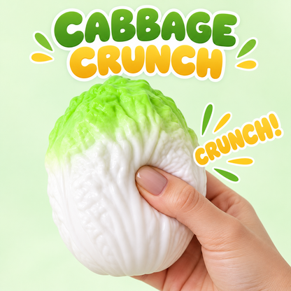 Cabbage Crunch ASMR Squishy — Countertop Display