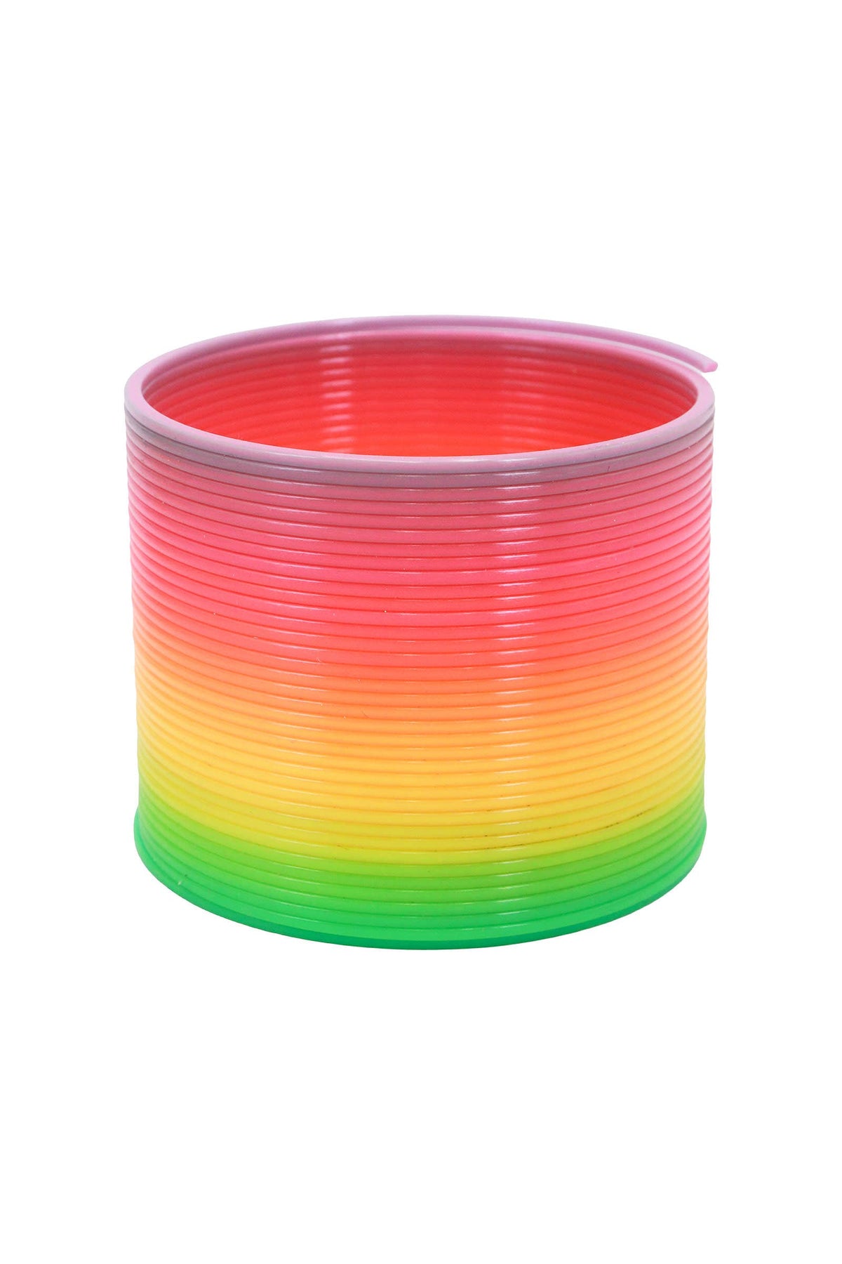 Pastel Rainbow Ombre Coil Slinky Toy - 12 Pcs