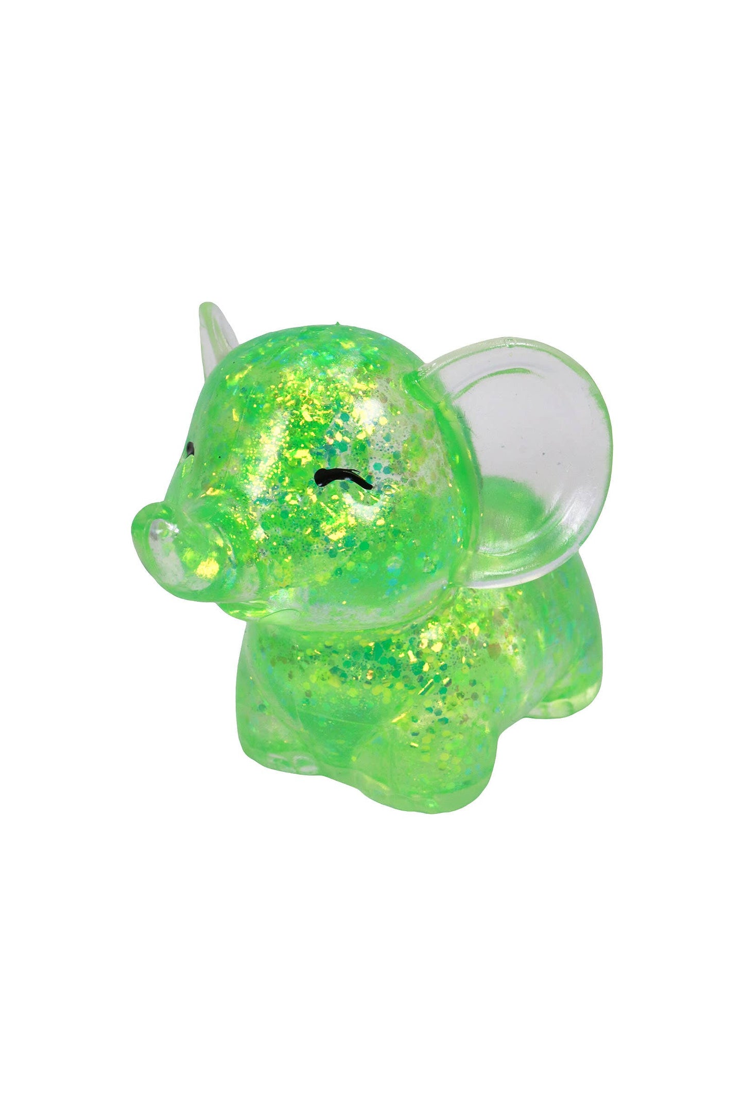 Baby Elephant Glittery Maltose Thick Putty Filled Squishy