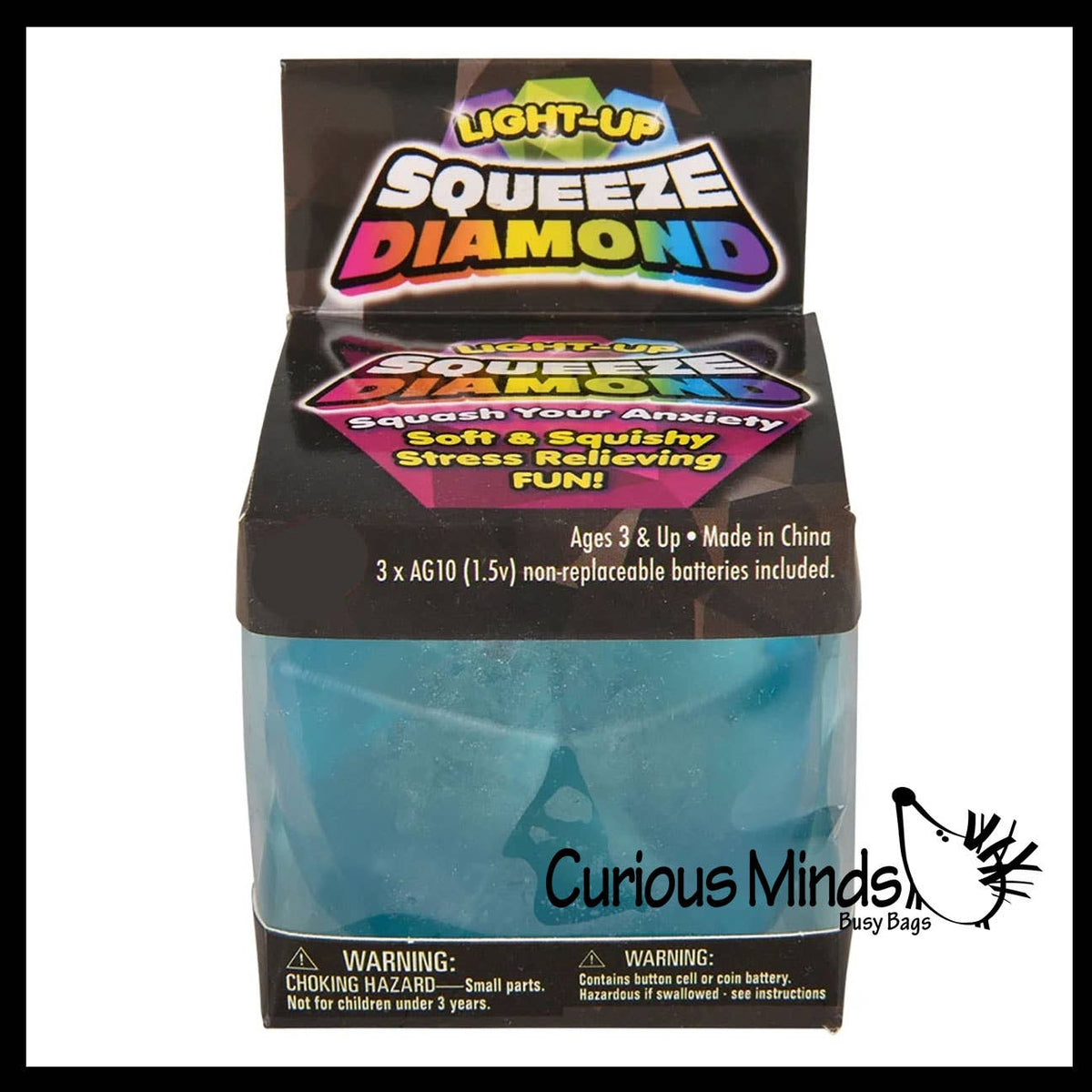 1 Light Up Sugar Diamond Shaped Ball - Thick Glue/Gel Syrup