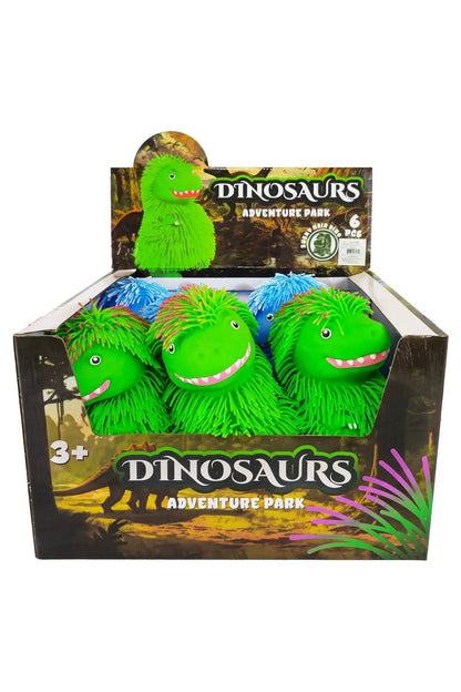 Jumbo Dinosaur Spiky Puffer Led Squishy - 6 pcs