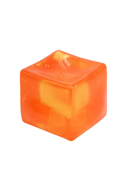 Clear Cube Solid Maltose Putty Filled Squishy Toy