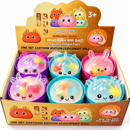 Fruit Dumpling Squishy - Coconut Oil & Vaseline, 6 Styles