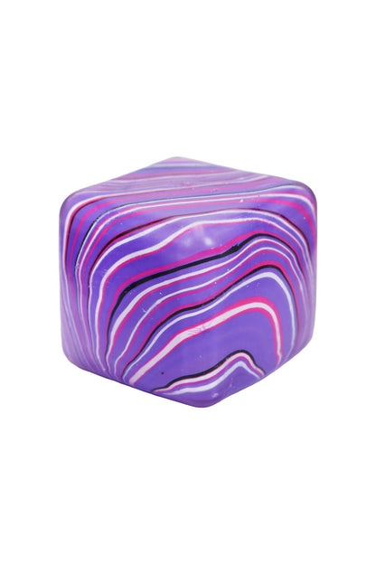 Marbled Cube Thick Maltose Putty Filled Squishy
