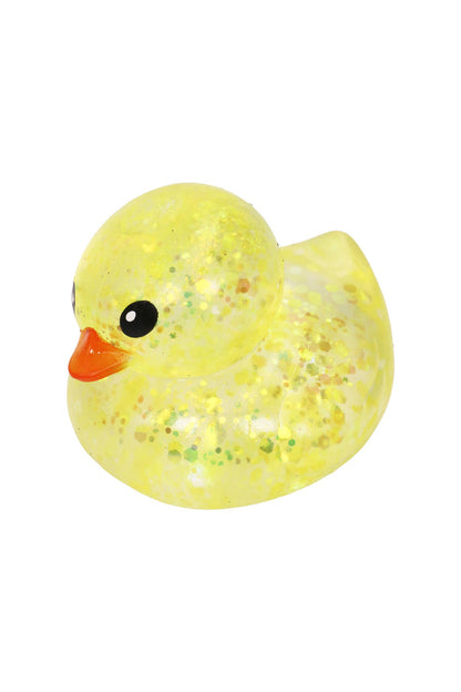 Cute Rubber Ducks Glitter Maltose Putty Filled Squishy