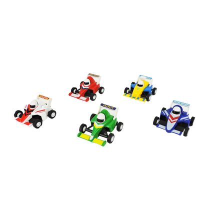 Rollin’ Diecast Pull-Back Racing Car in Clear Box