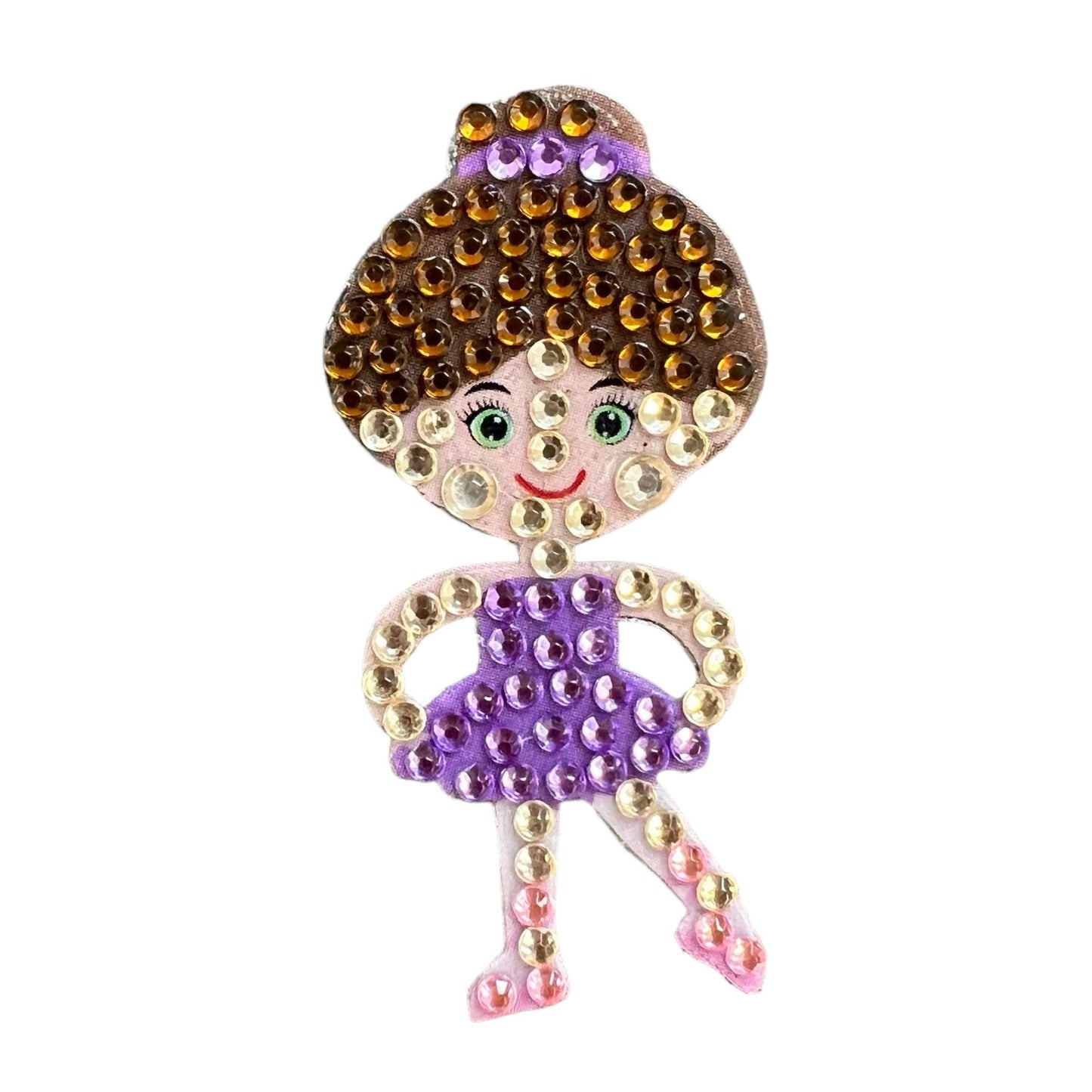 Tiny Dancer Pink & Tiny Dancer Purple 2" Rhinestone Sticker