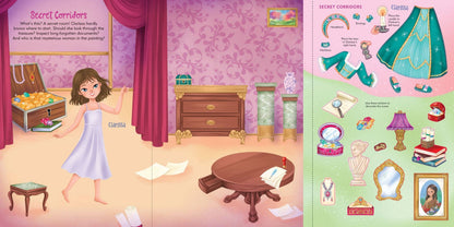 STICKER DOLL DRESS-UP BK PRINCESSES