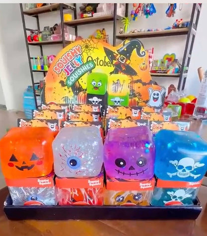 Halloween Maltose  Cube  Collection – 4 Assorted Designs
