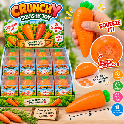 Crunchy Carrot Squishy Toy MSS41