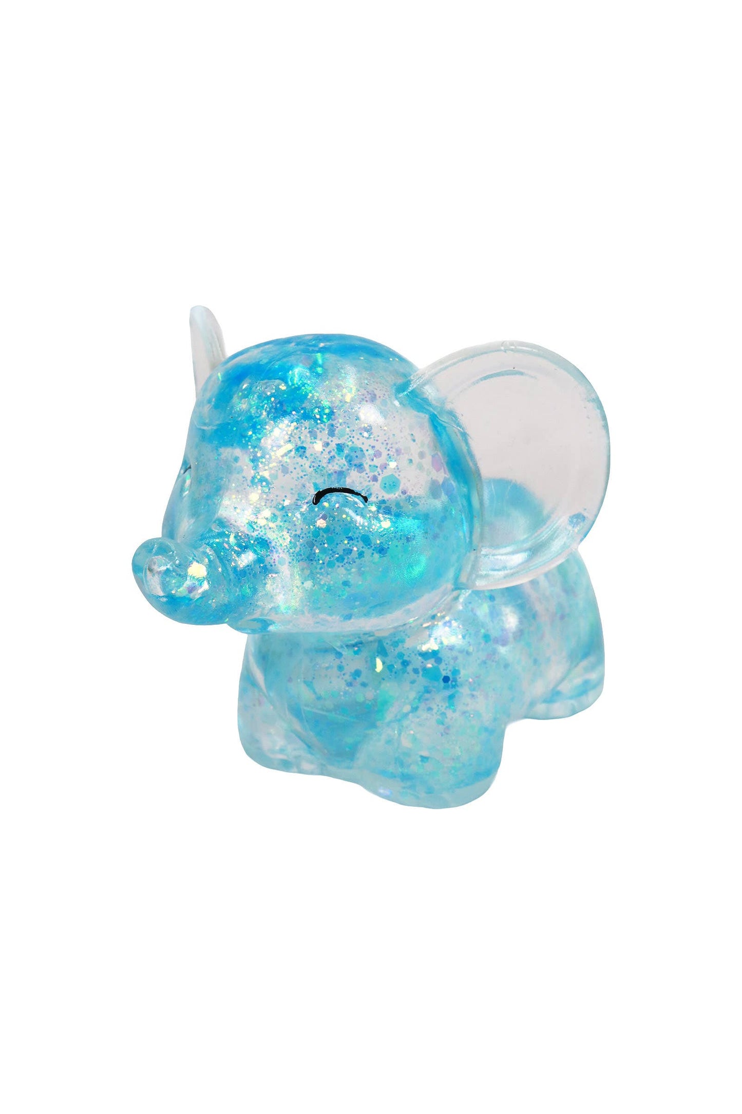 Baby Elephant Glittery Maltose Thick Putty Filled Squishy