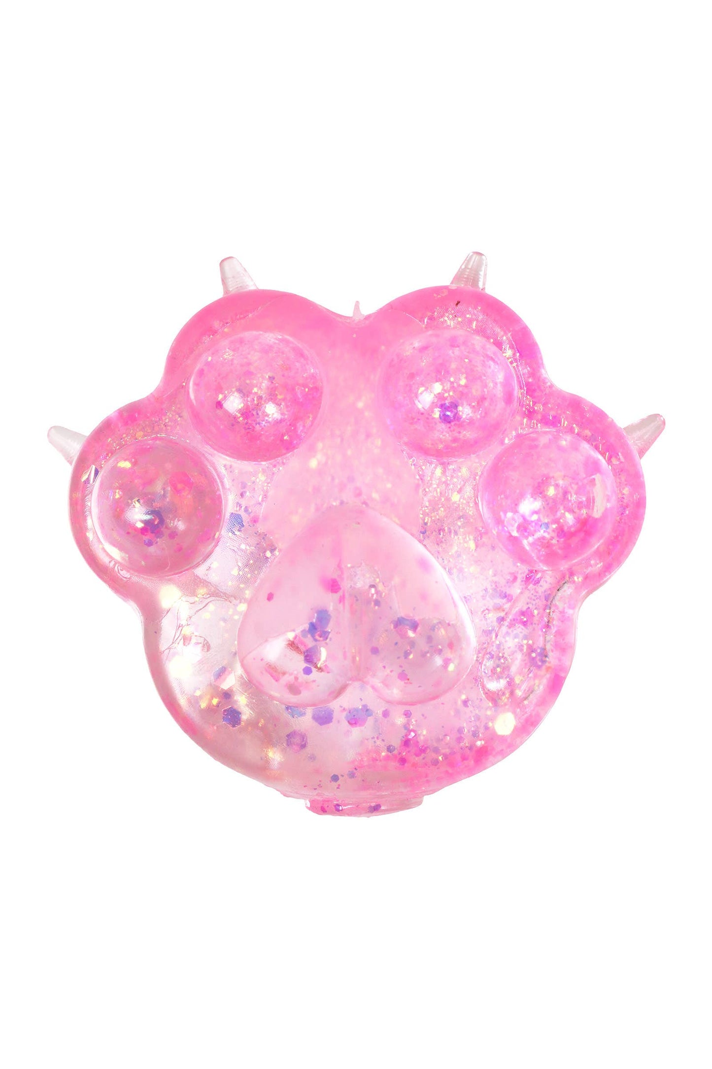 Animal Paw Glitter Thick Maltose Putty Slime Filled Squishy