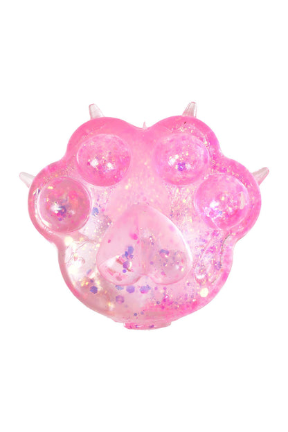 Animal Paw Glitter Thick Maltose Putty Slime Filled Squishy
