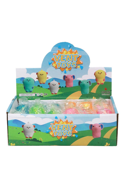 Baby Elephant Glittery Maltose Thick Putty Filled Squishy