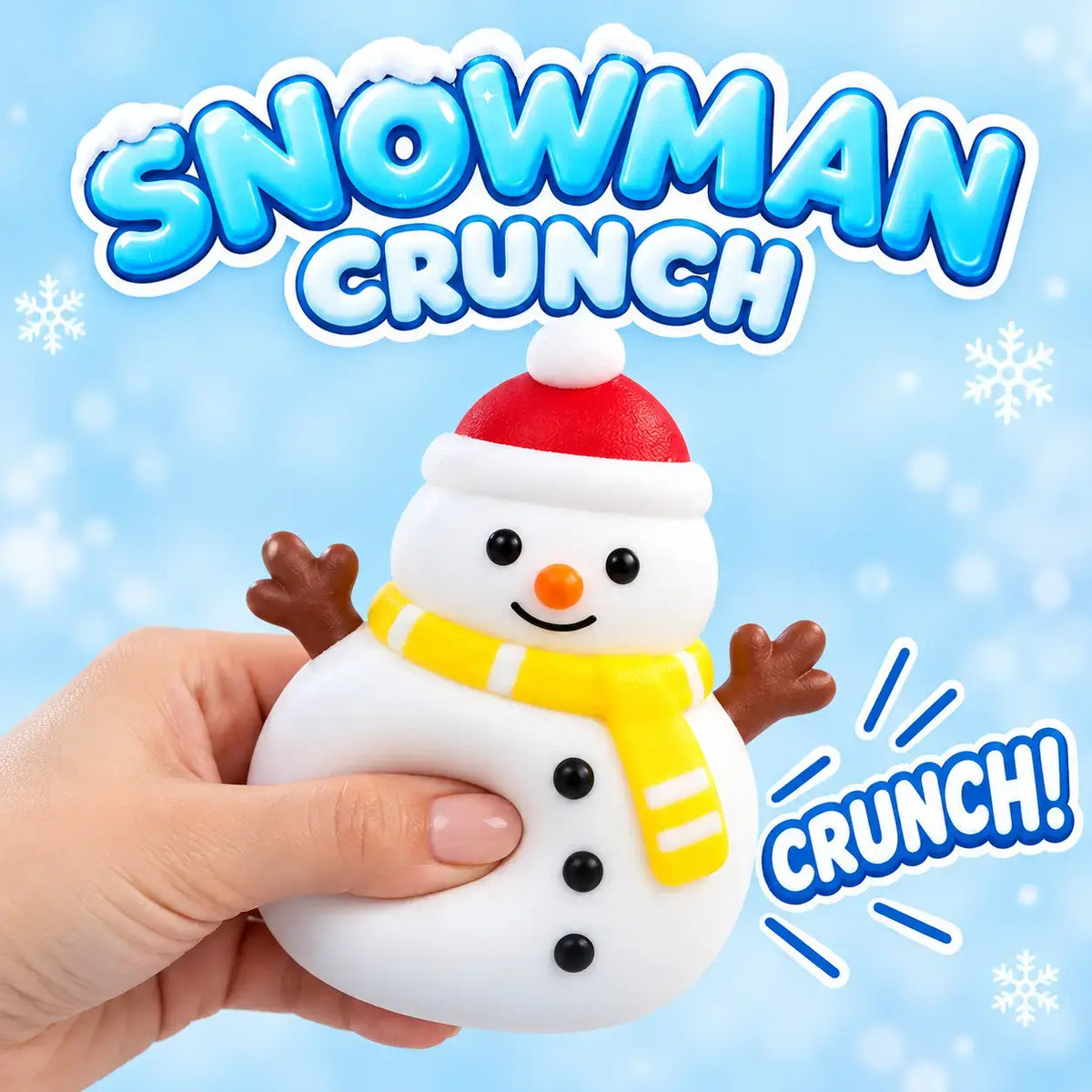 Snowman Crunch ASMR Squishy (Christmas Edition)