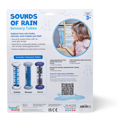 Sounds of Rain Sensory Tubes