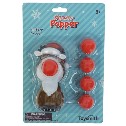 Reindeer Ball Popper, holiday, stocking stuffer