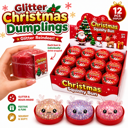 Glitter Christmas Reindeer Dumplings — Individually Wrapped