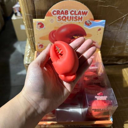 Crackling Crunchy Crab Claw Squishy 12/pk | BR289