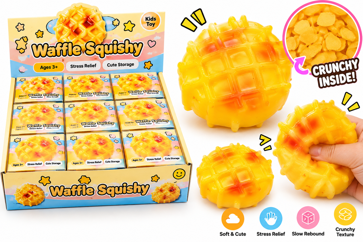 2.5” Crunchy Waffle Squishy MSS54