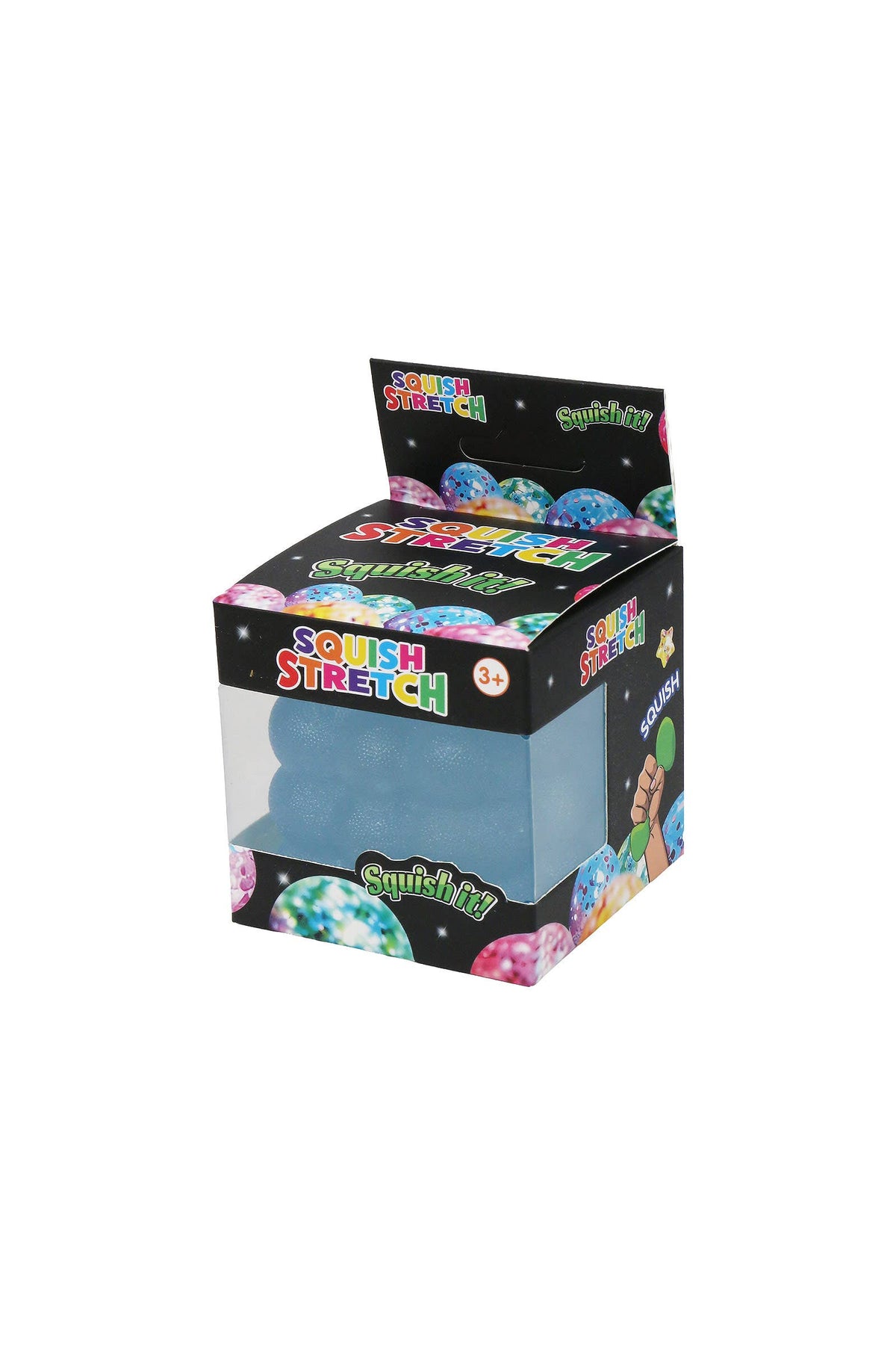 Colorful Bubble Textured Cube Maltose Putty Filled Squishy