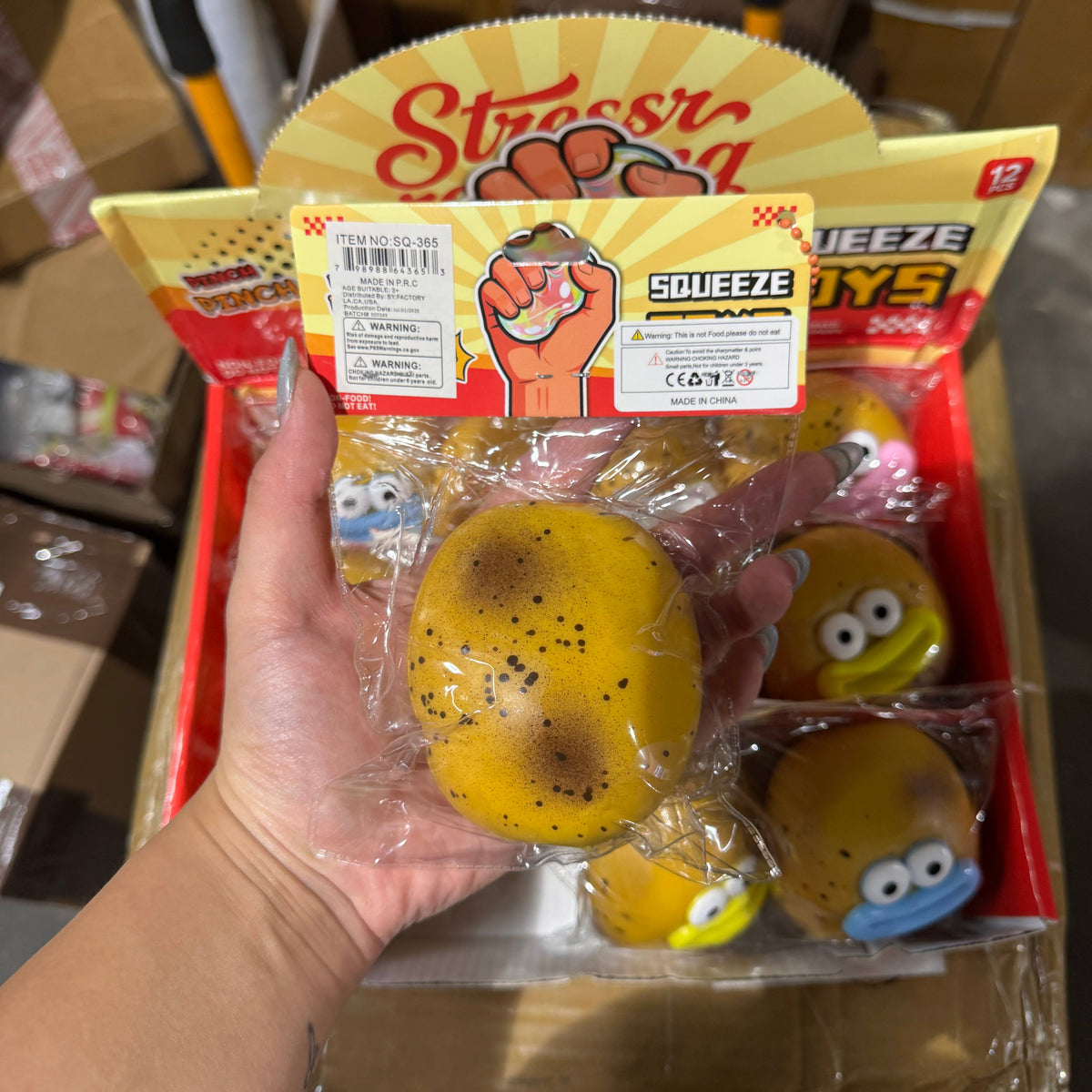 Crazy Faces Potato Squishy 12/pk | BR007