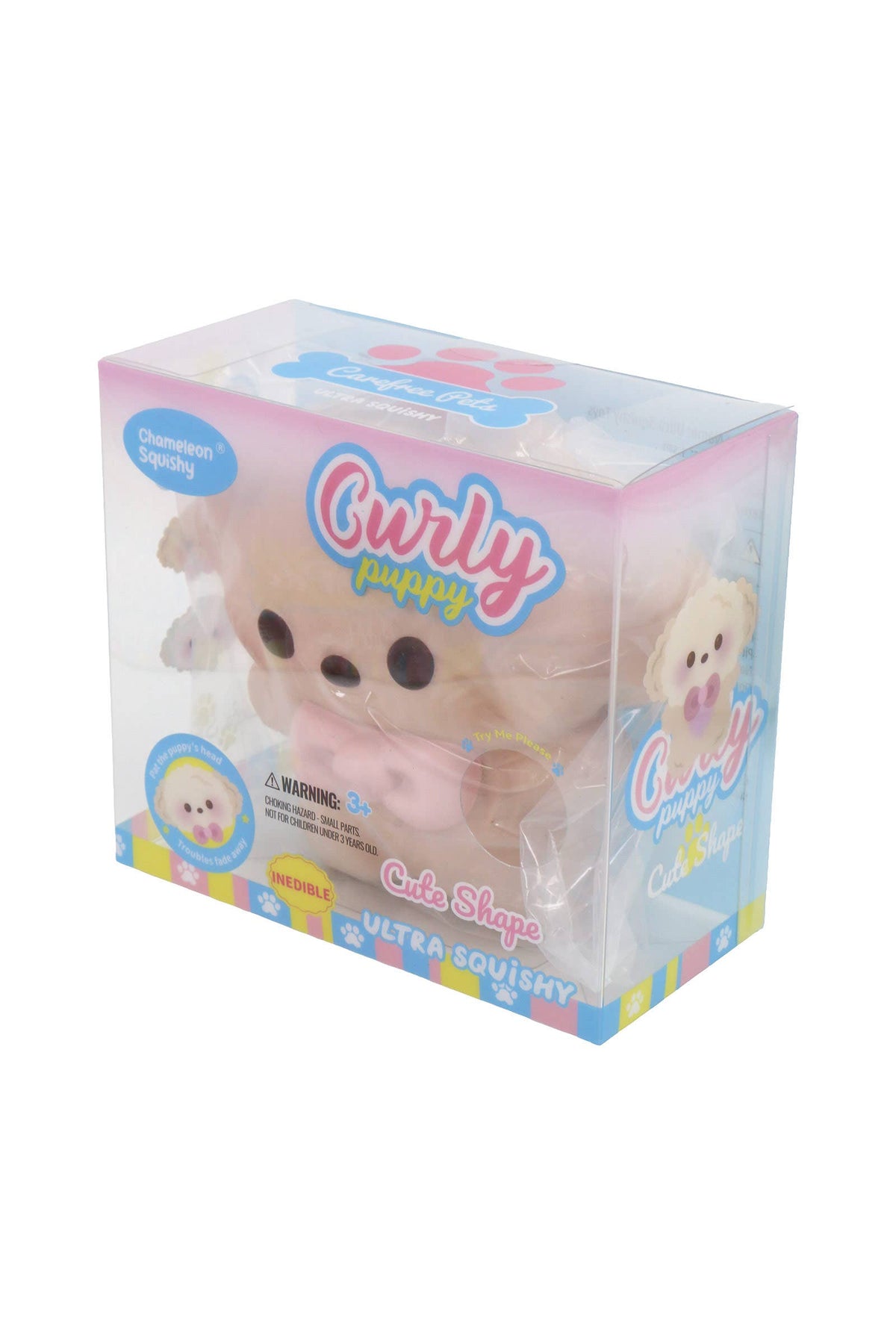 Poodle Curly Dog Super Soft Slow Rising PU Foam Squishy
