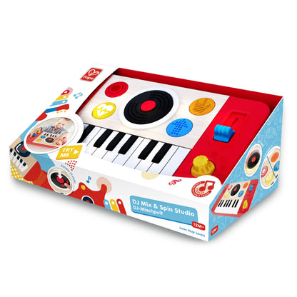 Kids DJ Studio Music Toy with Keyboard & Spin Record