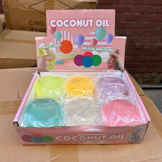 Coconut Oil Vaseline Colorful Round Ball Toy | A212