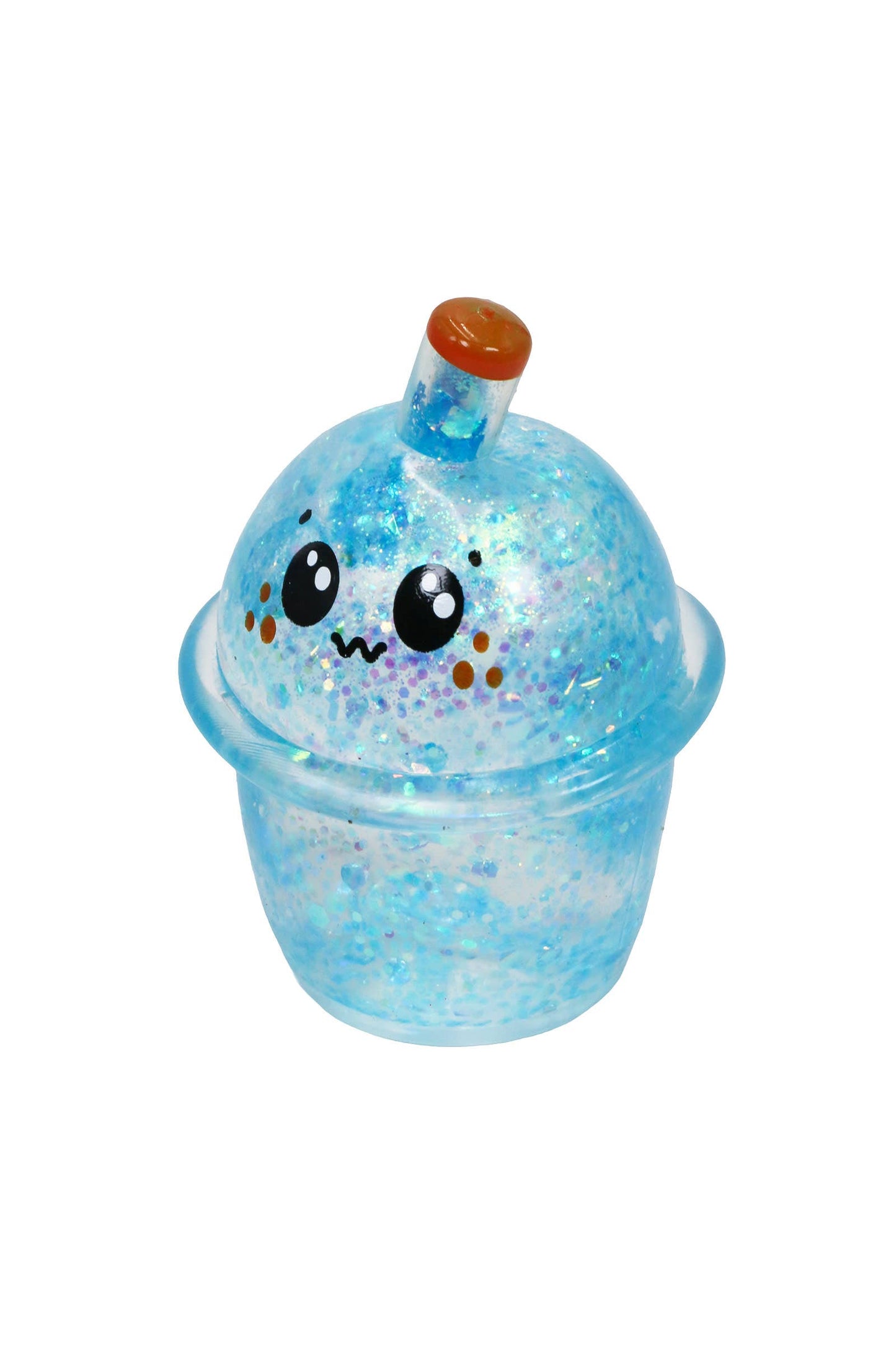 Cute Boba Glittery Maltose Thick Putty Filled Squishy