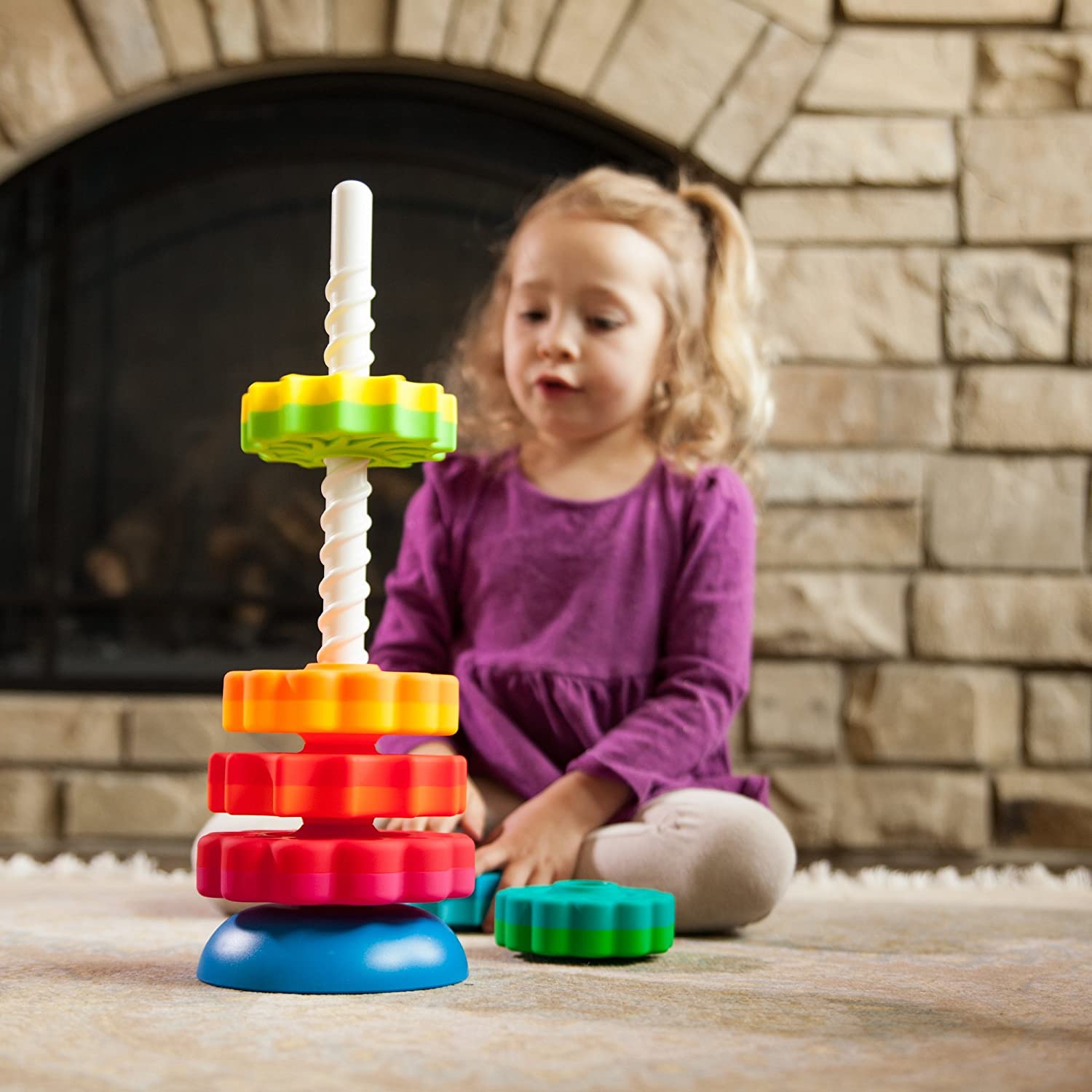 Spin Again Stacking Toy