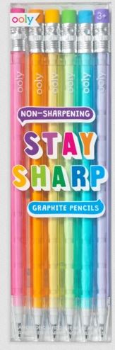 Pencils Stack Stay Sharp