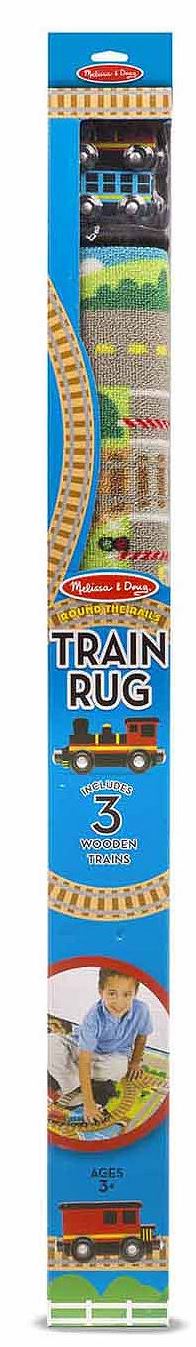 Round the Rails Train Rug