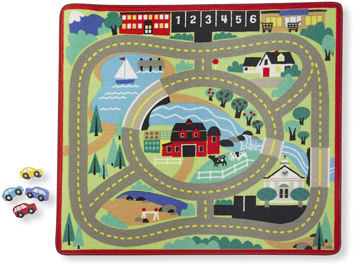 Round the Town Road Rug