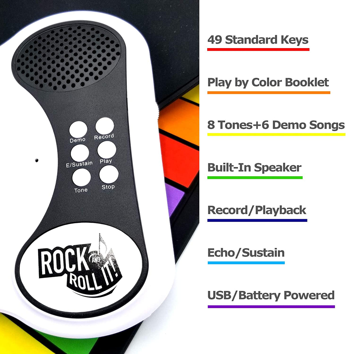 Rock Roll Piano Rainbow