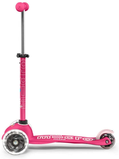 Mini Dlx Led Pink Scooter