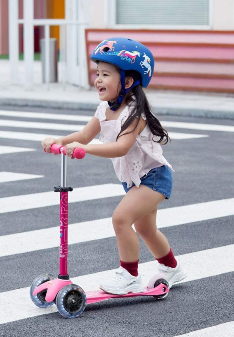 Mini Dlx Led Pink Scooter