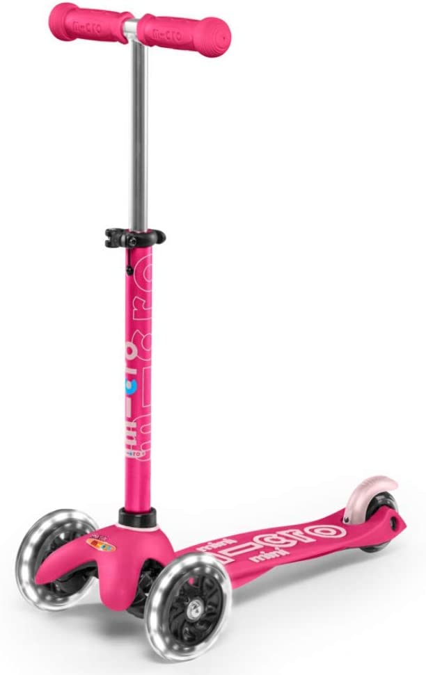 Mini Dlx Led Pink Scooter
