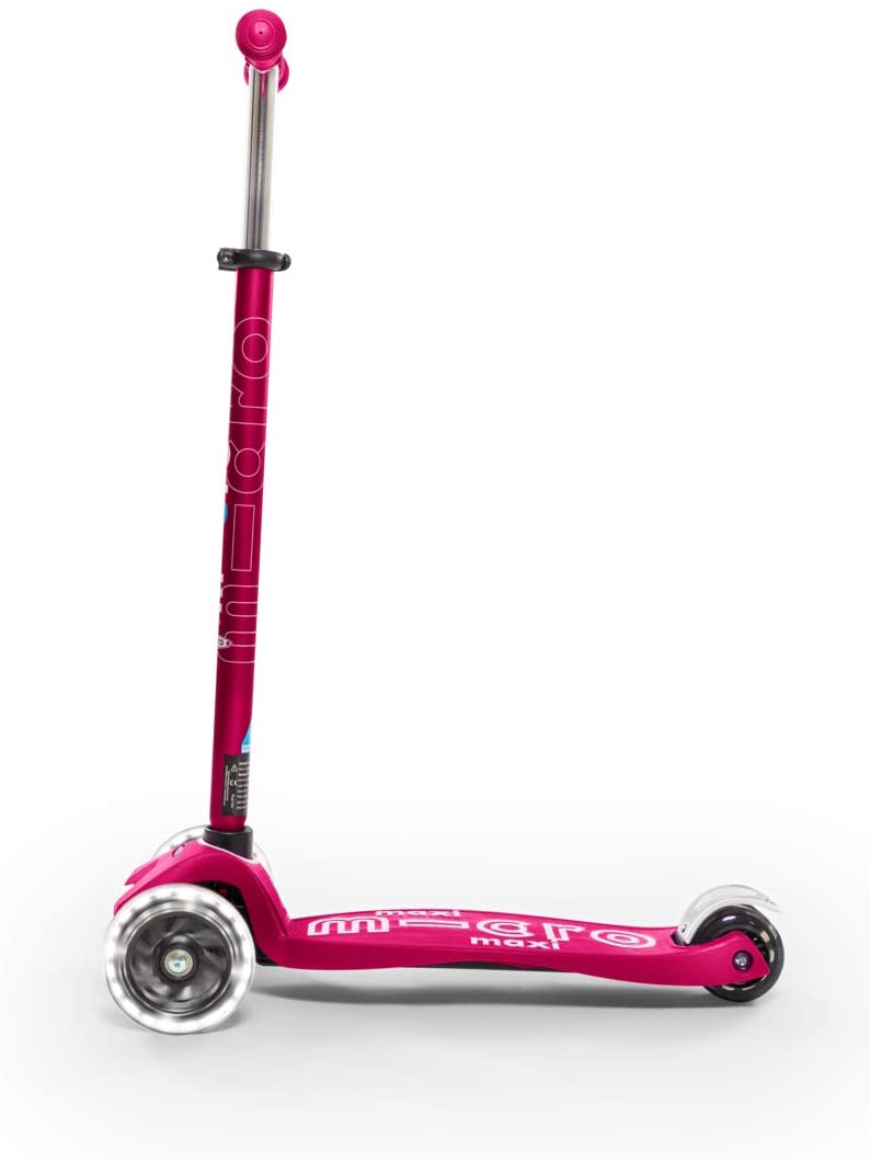 Maxi Dlx Led Pink Scooter