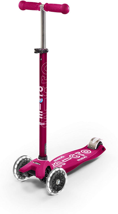 Maxi Dlx Led Pink Scooter